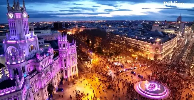 Los momentos más emocionantes de la manifestación del 8M, en imágenes