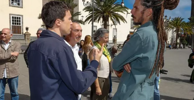 Alberto Rodríguez e Íñigo Errejón sellan su alianza con un encuentro en Canarias