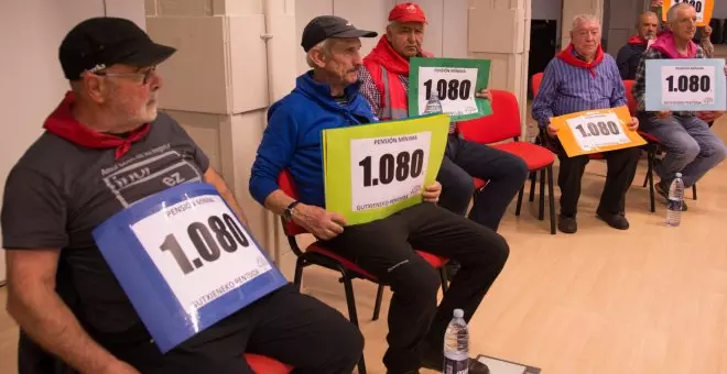 El histórico encierro y ayuno de los pensionistas vascos: "Algunos tienen 80 años, es simplemente dignidad"