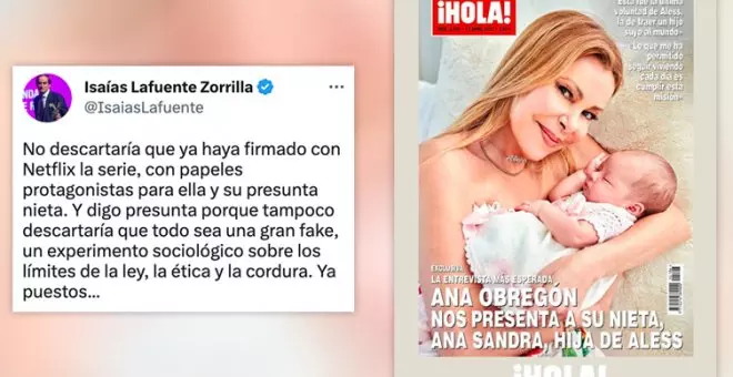 Ana Obregón confirma que la niña es su nieta y resurge el debate: "Algún día esto se enseñará en las universidades de Periodismo, Derecho y Bioética"