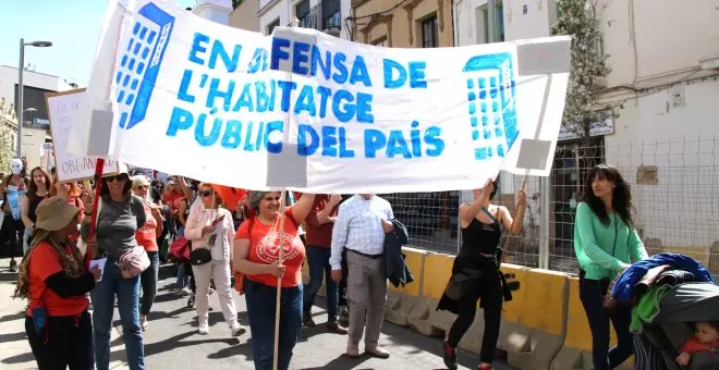 L'aprovació de la nova llei de l'habitatge no frena la protesta pels preus abusius al sector