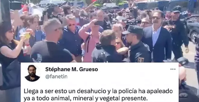Las odiosas comparaciones y la actuación policial tras la exhumación de Primo de Rivera: "Ojalá esta delicadeza en los desahucios"