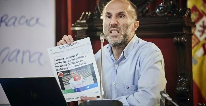 Gonzalo Pérez Jácome, alcalde de Ourense: "¡La madre que me parió! ¡Pusieron un micrófono en la Alcaldía!"