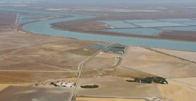 Así es el emporio turístico en un bastión de IU junto a Doñana que Moreno aprueba en plena sequía