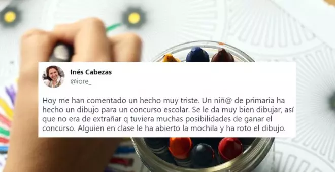 Indignación en un hilo de Twitter por un caso de 'bullying' en un colegio: "No ha podido dejar de llorar"