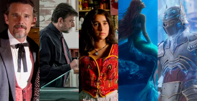 Vaqueros, colibríes, cangrejos, sirenitas y caballeros se mezclan en las películas que se estrenan esta semana