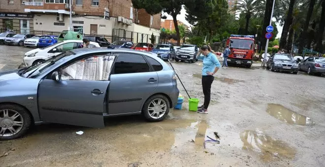 Las fuertes lluvias provocan numerosos incidentes en Murcia, País Valencià y Madrid