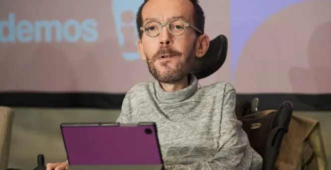 La reacción de Echenique tras el error de un rotulista de Televisión Española: "Pido por favor a la televisión pública que no lo despida sumariamente"