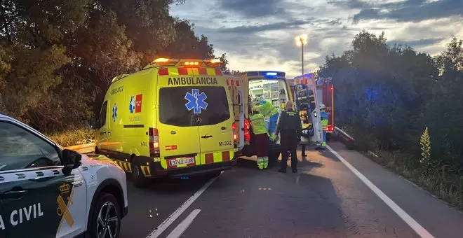 Mueren cuatro mujeres, tres de ellas menores, en un accidente de tráfico en Collado Villalba