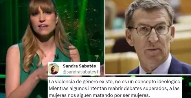 Sandra Sabatés explica en dos minutos a las derechas que la violencia machista sí existe: "No vamos a permitir que la oculten"