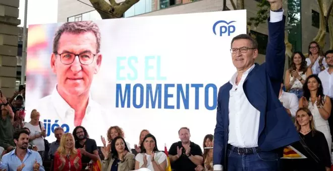 "S'ha acabat canviar indults per pressupostos", Feijóo arrenca la campanya amb atacs a Sánchez i l'independentisme