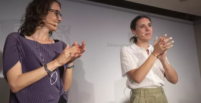 La Generalitat, amb Irene Montero: "No és el moment de dir que fem feminisme conciliador"