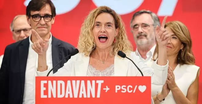 La nit de contrastos del PSC: de la prudència a l'alegria de la victòria