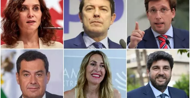 Ayuso, Moreno, Mañueco, Guardiola o Almeida: el PP de los "perdedores" que sí gobernaron