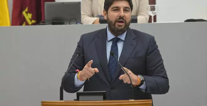 López Miras acusa a Vox de querer abocar a Murcia a una repetición electoral