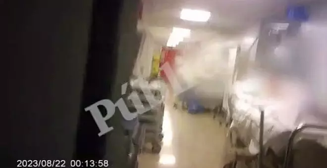 Vídeo | 31 trabajadores de la urgencias de la Paz notifican al juez de guardia el colapso del servicio