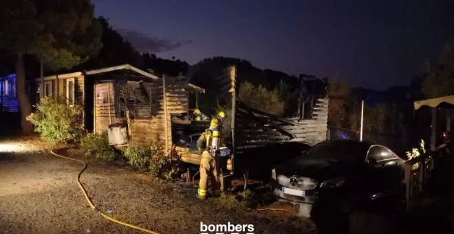 Mor una nena de 8 anys en l'incendi d'un bungalou en un càmping de Montblanc