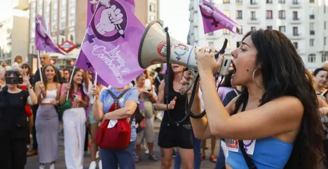 Así ha sido la concentración en apoyo a Jenni Hermoso en Madrid