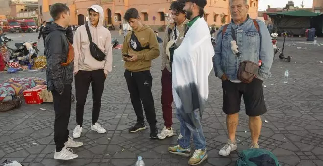 La falta de plazas en los aviones deja varados a la mayoría de turistas españoles de Marrakech