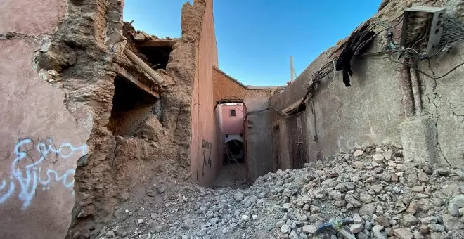 Miedo y escombros: las imágenes del terremoto que ha azotado Marruecos