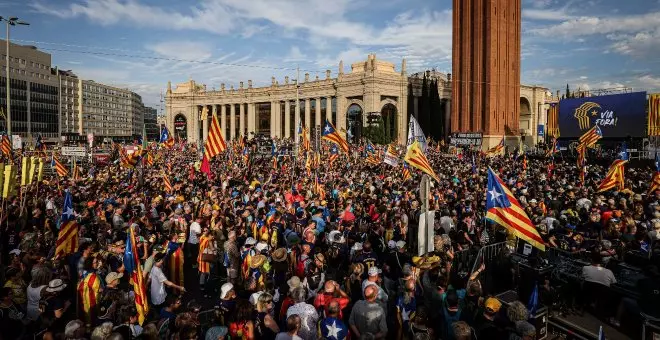 L'independentisme perd múscul al carrer en una Diada marcada per l'amnistia, tot i les crítiques de l'ANC