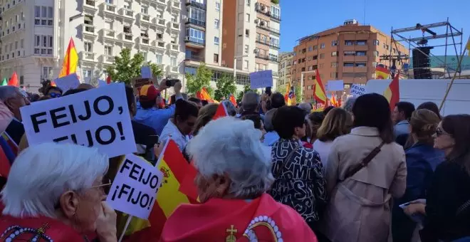 "Feijo" preside un "funeral por España" en el Barrio de Salamanca