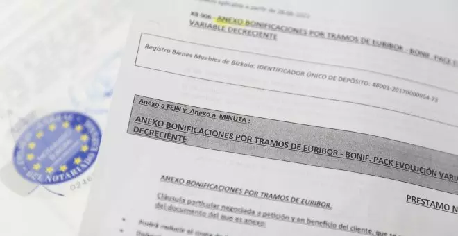 La firma de hipotecas baja por sexto mes consecutivo por la escalada del euríbor