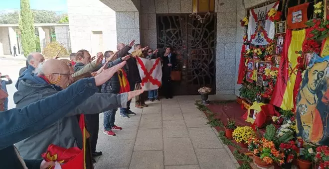 La nueva tumba de Franco, escenario de una veintena de actos de exaltación de la dictadura en cuatro años