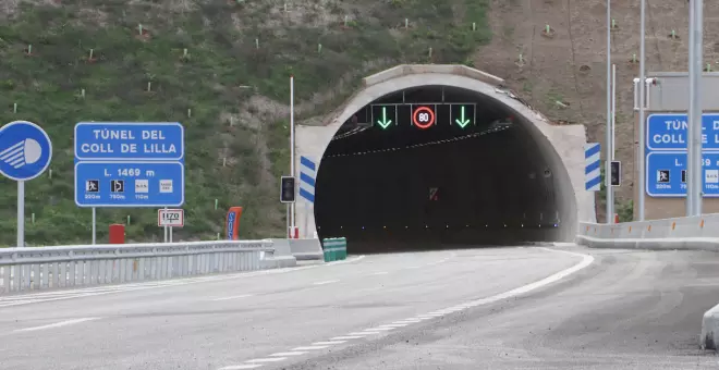 Obre el túnel del coll de Lilla entre Valls i Montblanc després de 15 anys d'obres