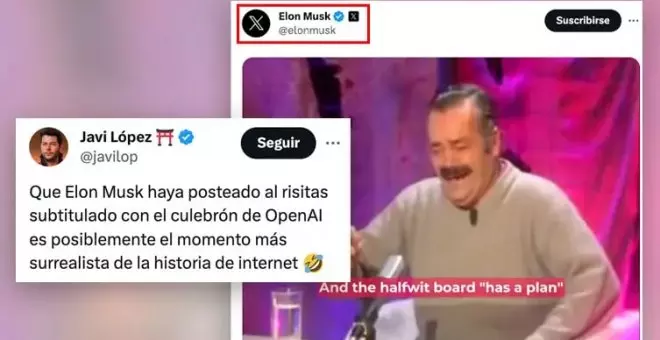 Elon Musk publica un vídeo del Risitas y la respuesta desde Canal Sur es antológica: "La distopía que no vimos venir"