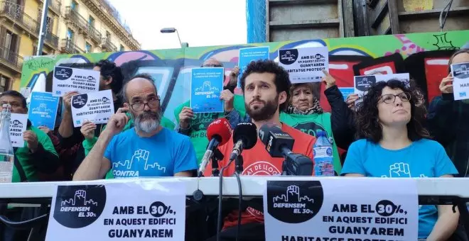 El moviment per l'habitatge inicia una campanya per defensar la reserva del 30% per a pisos socials a Barcelona