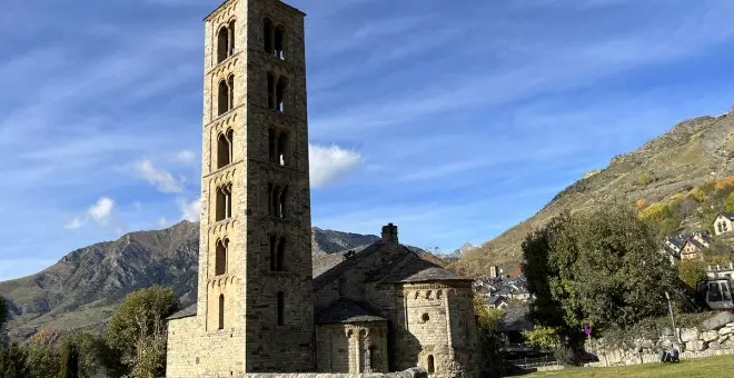 Un videomàpping mostrarà com era el campanar de l'església de Sant Climent de Taüll fa 900 anys