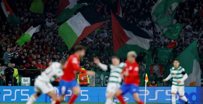 Multan al Celtic por exhibir banderas palestinas en un partido de la Champions League
