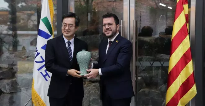 Aragonès inicia un viatge a Corea del Sud per enfortir relacions amb l'Àsia