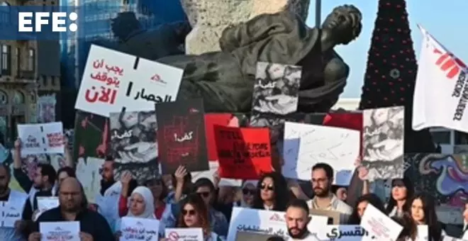 MSF se manifiesta en Beirut por la situación en Gaza