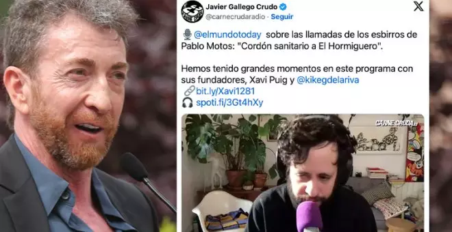 "El 'facherío' le va a pasar factura": los creadores de 'El Mundo Today' explican lo de Pablo Motos