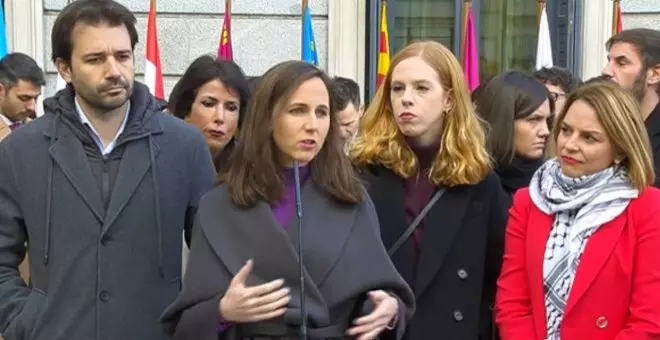 Ione Belarra: "Podemos ha tomado una decisión difícil, pero imprescindible para cumplir su mandato"