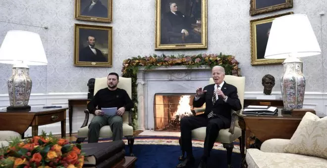 Biden gasta sus últimos cartuchos en Ucrania bajo el estruendo de quienes piden el fin de la guerra