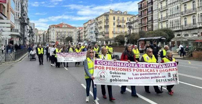 Los pensionistas recorrerán Cantabria con concentraciones para reclamar "dignidad y derechos"