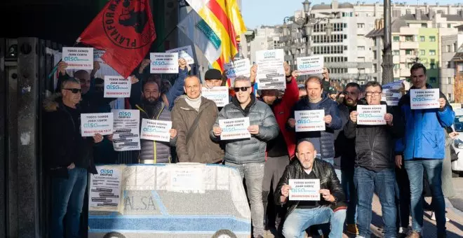 Trabajadores de toda España se solidarizan con el sindicalista despedido de ALSA