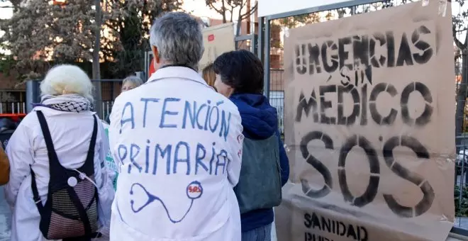 Los madrileños se plantan contra el estrangulamiento de la sanidad pública: "Ya se está cobrando vidas"