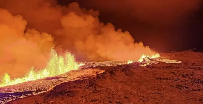 Un volcán entra en erupción en Islandia tras varias semanas de actividad sísmica