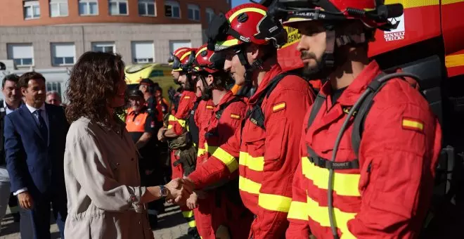 Los bomberos de la Comunidad de Madrid denuncian al Gobierno de Ayuso por desviar 40 millones de las aseguradoras