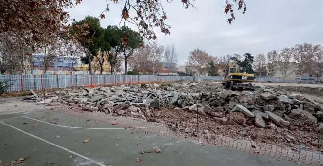 Las obras del Metro de Madrid prosiguen pese al hallazgo de unos restos que podrían ser de fusilados de la Guerra Civil