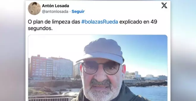 "Bolitas no, bolazas": 49 segundos de Antón Losada sobre Rueda y la marea de microplásticos en Galicia