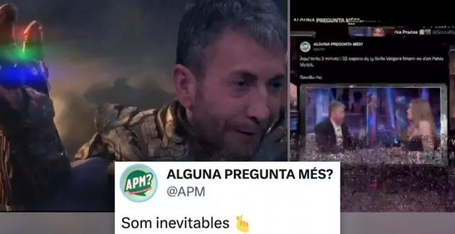 'APM' contraataca con más guasa al borrado en redes de su vídeo sobre Pablo Motos y Sofía Vergara