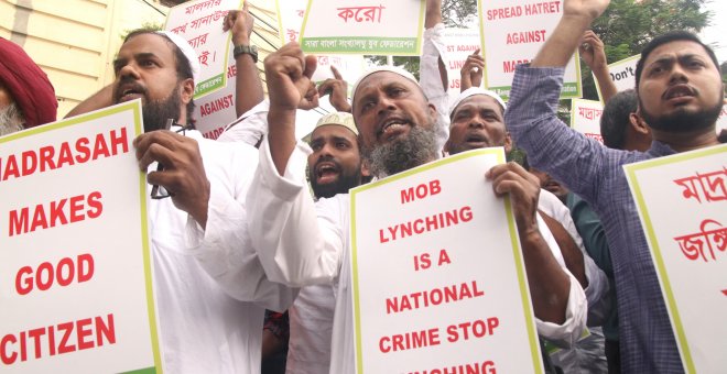 La persecución contra los musulmanes indios se dispara en la era Modi: "Quiere reescribir nuestra historia"