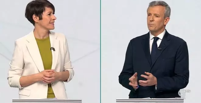 Ana Pontón se erige como alternativa a Rueda en un debate en el que las izquierdas gallegas evitaron la división