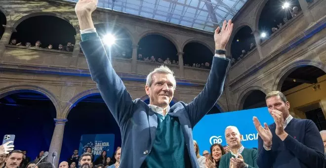 Rueda retiene para el PP la mayoría absoluta en Galicia y da un respiro a Feijóo