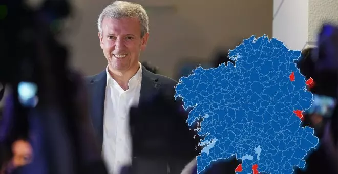 Estos son los 18 municipios de los 313 de Galicia en los que el PP no ha sido el partido más votado este 18F